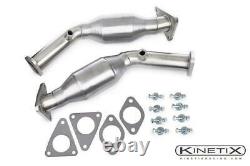 Kinetix Racing High Flow Catalytic Converters for 2009-2019 Nissan 370Z VQ37VHR