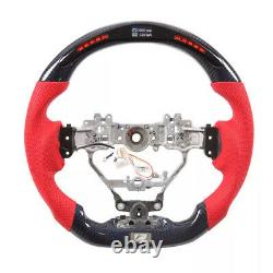 Lexus CT NX IS RC Carbon Fiber LED Steering Wheel Flat Bottom Racing