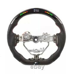 Lexus CT NX IS RC Carbon Fiber LED Steering Wheel Flat Bottom Racing