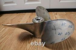 MAZCO RE 14.5 x 26P Stainless Steel Racing Large Ear Prop Chopper -15 Spline 1