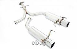 MEGAN RACING AXLE BACK EXHAUST With DUAL 4 SS TIPS FOR 06-13 LEXUS IS250 / IS350