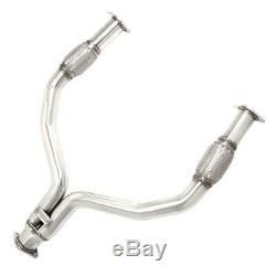 MEGAN Racing Stainless Steel Y-Pipe (Ver. 2) for 03-13 350z, G35, G37 MR-Y-N3Z-V2