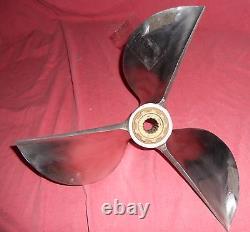 Mach SternCleaver 15 x 24 Stainless Steel Racing Propeller For Mercury (113-17)