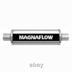 MagnaFlow 12644 Muffler 2 Inlet/2 Outlet Stainless Steel Natural Ea