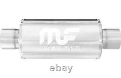 MagnaFlow Stainless Steel 6ROUND Performance Race Muffler DIA 2.5/2.5 IN #14158