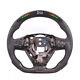 Mazda Rx8 Carbon Fiber Led Steering Wheel Flat Bottom Racing