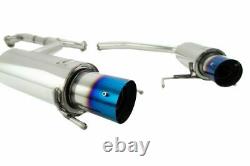 Megan Racing Axle Back Exhaust System For Lexus IS250/350 06-13 Blue Tip