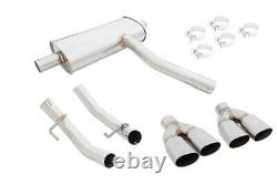 Megan Racing Stainless Steel Axle Back Exhaust SS Roll Tip Fit Benz CLA250 14-17