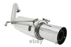 Megan Racing Stainless Steel Axleback Exhaust Fits Honda Fit 09-14 MR-ABE-HF09DS