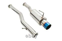 Megan Racing Stainless Steel Catback Exhaust System Blue Tip Fits 370Z 09-21