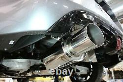 Megan Racing Stainless Steel Catback Exhaust System Stainless Tip Fit 370Z 09-21