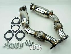 Megan Racing Stainless Steel Downpipes Test Pipe for 03-06 350Z/Infiniti G35