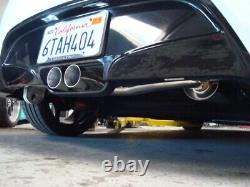 Megan Racing Type2 Cat-Back Exhaust for Hyundai Veloster 2012+ Burnt Rolled Tip