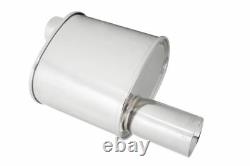 Megan Racing Universal Muffler Quiet With Deep Tone F-RT Turbo Muffler