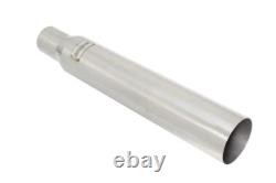 Megan Racing Universal Stainless Steel Straight Blast Pipe 4 Tip 3 Inlet