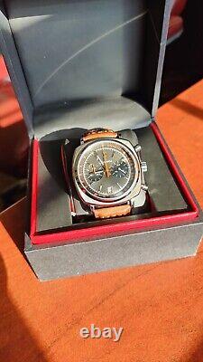 Men's Geckota C-01 42mm Chronograph Racing Watch Seiko Mecha-Quartz Mvt Exc Cond