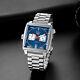 Men's Square Racing Monaco Wristwatch Tag Design Chronograph Quartz Sport Watch