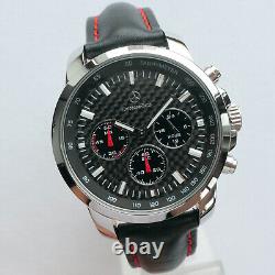 Mercedes Benz Motorsport AMG Racing Carbon Fiber Car Accessory Chronograph Watch