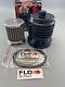 Motorcycle Pc Racing Flo Spin On Stainless Steel Lifetime Oil Filter, Black