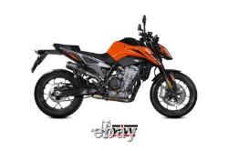 Muffler Exhaust Black Stainless Steel Racing MIVV Mk3 Ktm 790 Duke 2023 2024