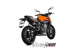 Muffler Exhaust Black Stainless Steel Racing MIVV Mk3 Ktm 790 Duke 2023 2024
