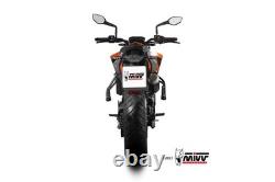 Muffler Exhaust Black Stainless Steel Racing MIVV Mk3 Ktm 790 Duke 2023 2024