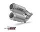 Muffler Exhaust Stainless Steel Racing Mivv Mk3 Ducati Monster 821 2018 2020