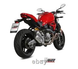 Muffler Exhaust Stainless Steel Racing MIVV Mk3 Ducati Monster 821 2018 2020