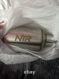 NTR Netami Pro Racing Muffler Exhaust with 3 Inch Diameter Stainless Steel New
