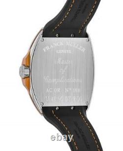 New Franck Muller Vanguard Racing Automatic Men's Watch V 45 SC DT RCG AC OR