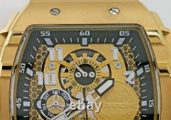 New Invicta 49066 Racing Champions Gold Tone Steel Multi Function Watch 47mm