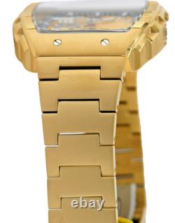 New Invicta 49066 Racing Champions Gold Tone Steel Multi Function Watch 47mm