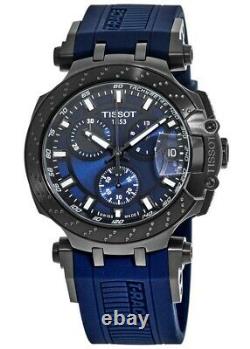 New Tissot T-Race Chronograph Blue Dial Blue Men's Watch T115.417.37.041.00