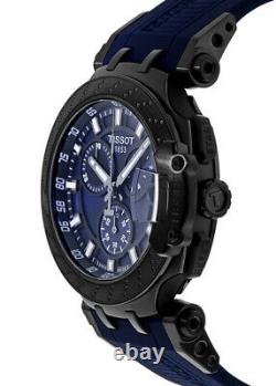 New Tissot T-Race Chronograph Blue Dial Blue Men's Watch T115.417.37.041.00