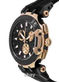 New Tissot T-Race Chronograph Rose Gold Black Dial Men's Watch T1154173705100