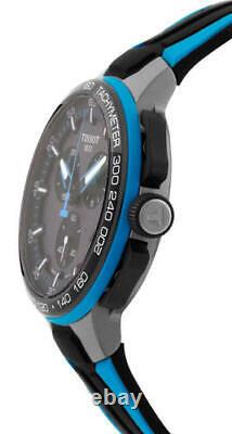 New Tissot T-Race Cycling Blue & Black Strap 44.5mm Men's Watch T1114173744105