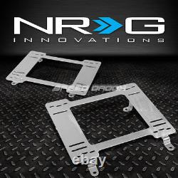 Nrg Fiberglass Bucket Racing Seats+stainless Steel Bracket For 82-92 Firebird