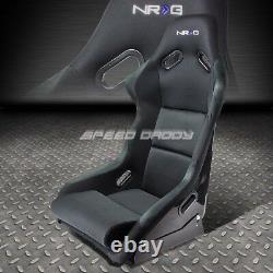 Nrg Fiberglass Bucket Racing Seats+stainless Steel Bracket For Mk4 Golf/jetta