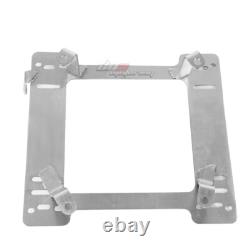 Nrg For 97-06 Wrangler Tj Stainless Steel Racing Seat Mount Bracket Rail/track