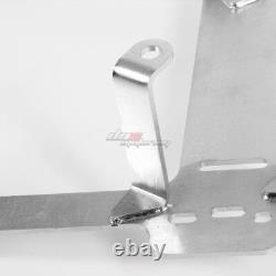 Nrg For 97-06 Wrangler Tj Stainless Steel Racing Seat Mount Bracket Rail/track
