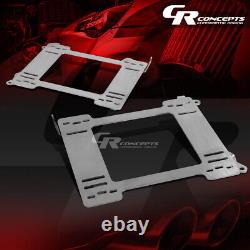 Nrg Tensile Stainless Steel Racing Seat Base Mount Bracket For 92-99 Bmw E36 2dr