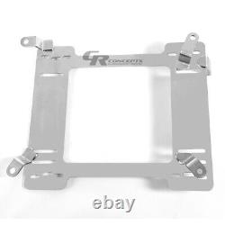 Nrg Tensile Stainless Steel Racing Seat Base Mount Bracket For 92-99 Bmw E36 2dr