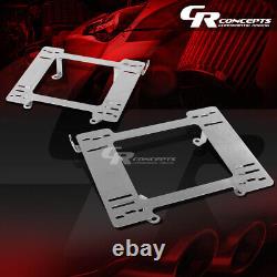 Nrg Tensile Stainless Steel Racing Seat Base Mount Bracket For 97-06 Wrangler Tj