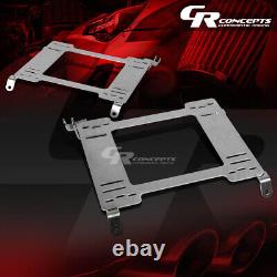 Nrg Tensile Stainless Steel Racing Seat Base Mount Bracket For 98-02 Accord Cg