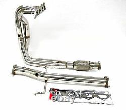 OBX Racing Exhaust Header Downpipe FITS 2000 01 02 03 2004 Eclipse GS RS 2.4L I4