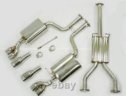 OBX Racing Sports Catback Exhaust For 2006 To 2008 Audi A4 B7 2.0T Quattro