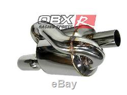 OBX Racing Sports Universal 2.5 Stainless Steel Mugen Style Twin Loop Muffler