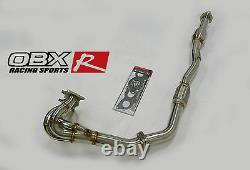 OBX Racing Stainless Exhaust Header Fits 2011-2017 Toyota Camry 2.5L 2AR-FE