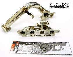 OBX Racing Turbo Manifold For 2000 thru 2004 Ford Focus 2.0L ZX3 ZETEC with DP