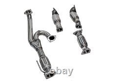 OBX S/S Performance Header J Pipe For 04-08 Acura TL 3.2L / 3.5L Racing 4pcs